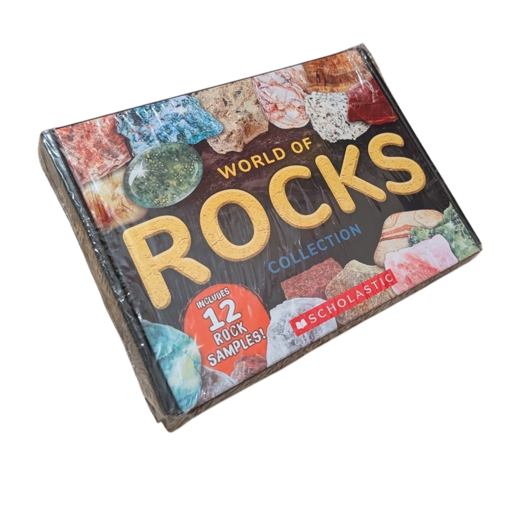 Scholastic • World Of Rocks • Coolest Rocks Collection Box & 48 Page Book